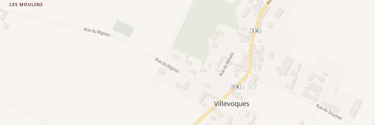 Plan du 7 Rue du Bignon à Villevoques