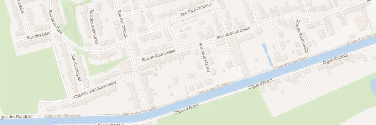 Plan du 153 Rue Bournoville à Merville