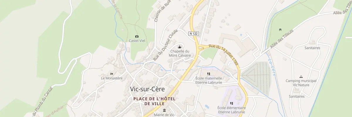Plan du 20 Rue Saint Rémy à Vic-sur-Cère