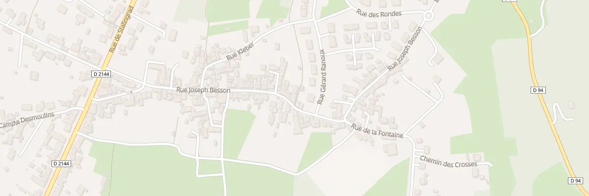 Plan du 81 Rue Joseph Besson à Désertines