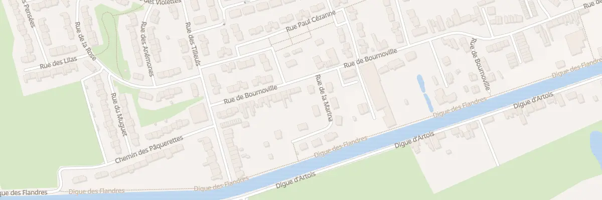 Plan du 151 Rue Bournoville à Merville