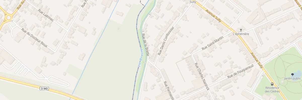 Plan du 194 Rue Denis Cordonnier à Béthune