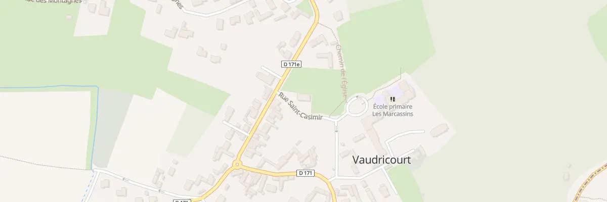 Plan du 5B Rue Saint-Casimir à Vaudricourt