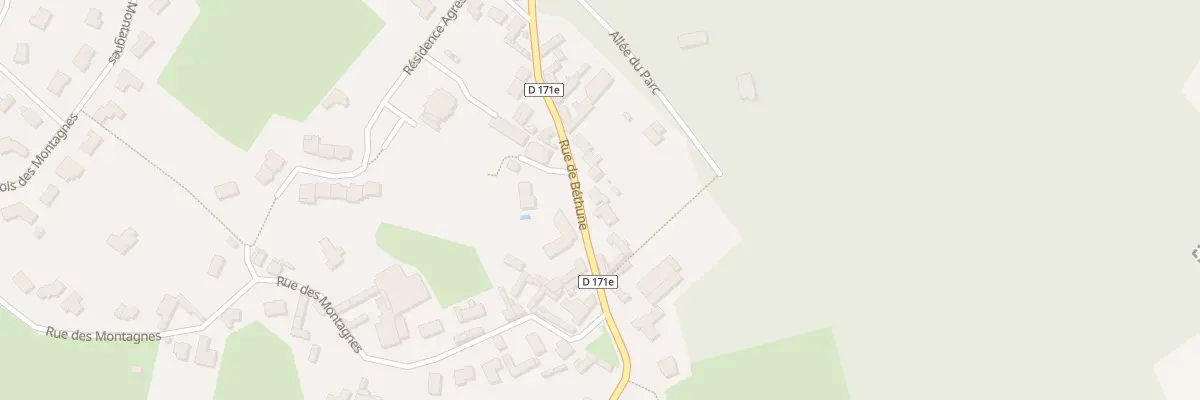 Plan du 380 Rue de Béthune à Vaudricourt