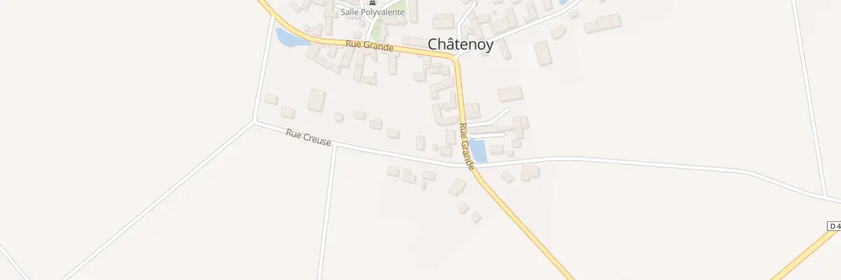 Plan du 1 Rue Creuse à Châtenoy