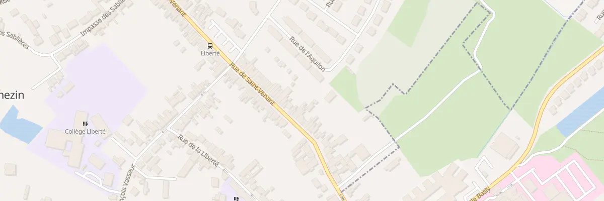 Plan du 170 Rue de Saint-venant à Annezin