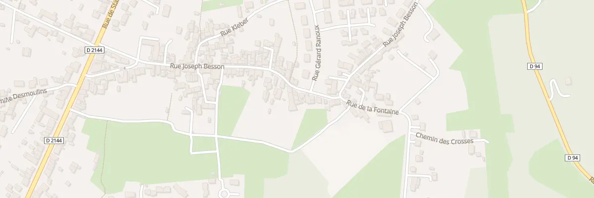 Plan du 66 Rue Joseph Besson à Désertines