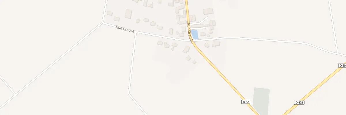 Plan du 4 Rue Creuse à Châtenoy