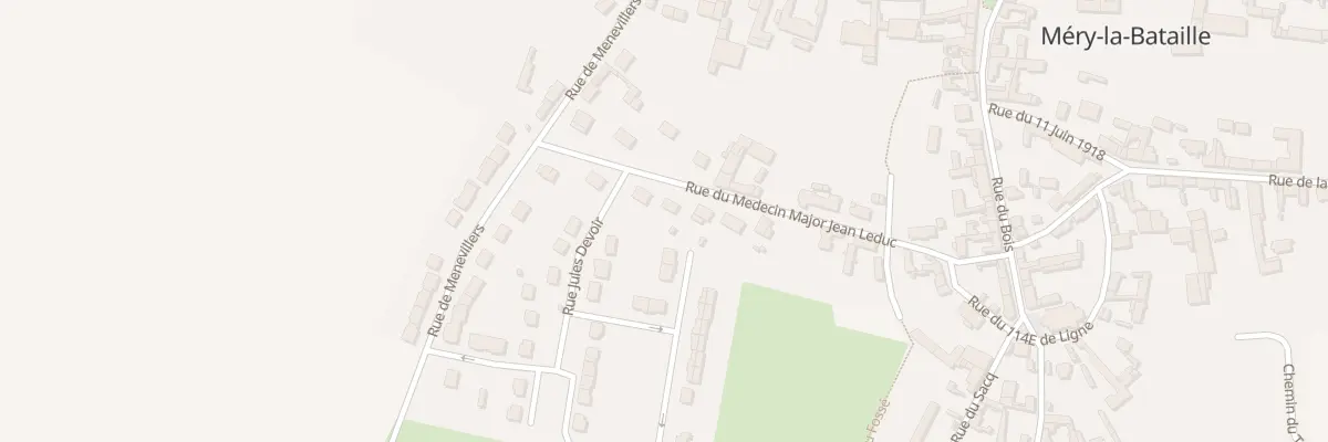 Plan du 17 Rue du Medecin Major J Leduc à Méry-la-Bataille
