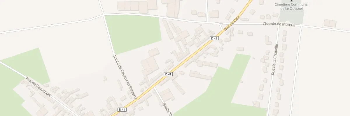 Plan du 27 Rue de Caix au Quesnel