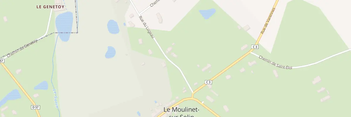 Plan du 3 Rue du Logeau au Moulinet-sur-Solin