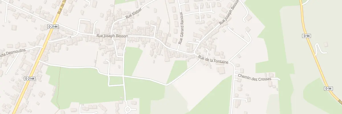Plan du 68 Rue Joseph Besson à Désertines
