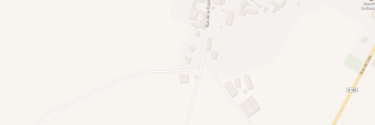 Plan du 16 Rue de la Prairie à Guillaucourt