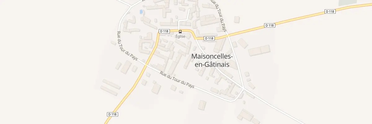 Plan du 27 Rue Grande à Maisoncelles-en-Gâtinais