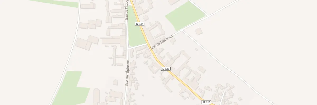 Plan du 20 Rue de la Place à Bayonvillers
