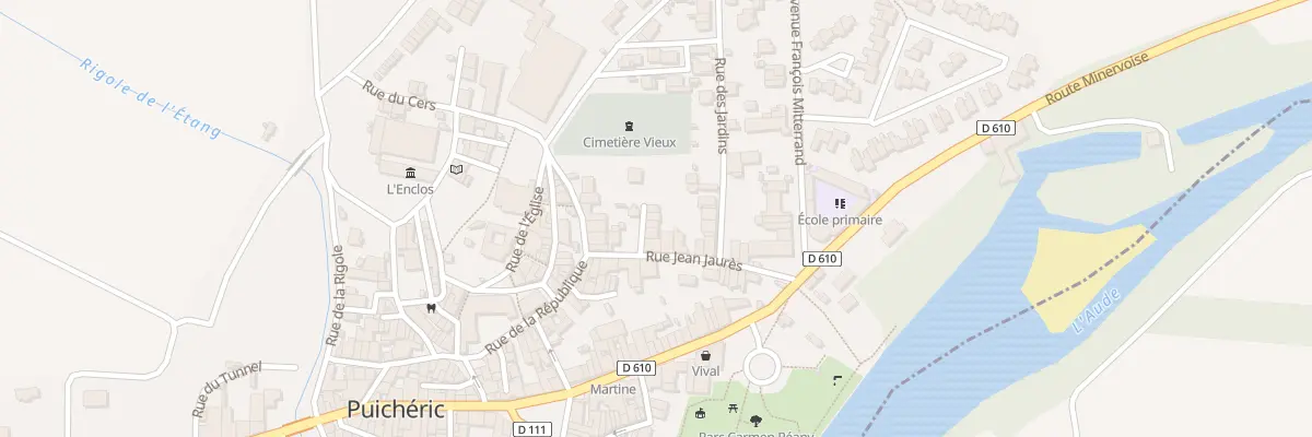 Plan du 5180 Le Village à Puichéric
