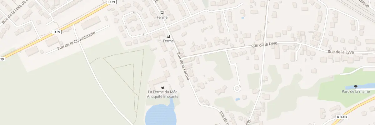 Plan du 589 Rue de la Lyve au Mée-sur-Seine
