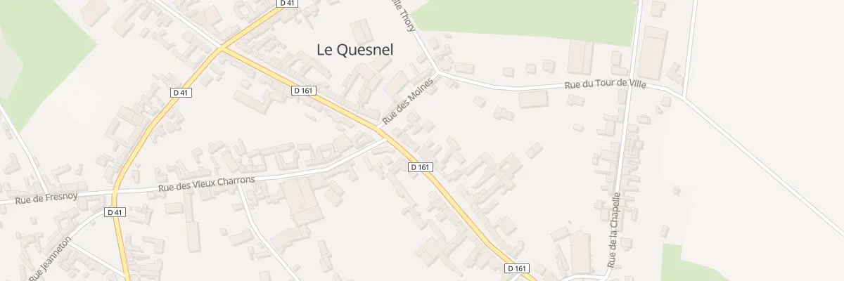 Plan du 5 Rue Gaston Blanchard au Quesnel
