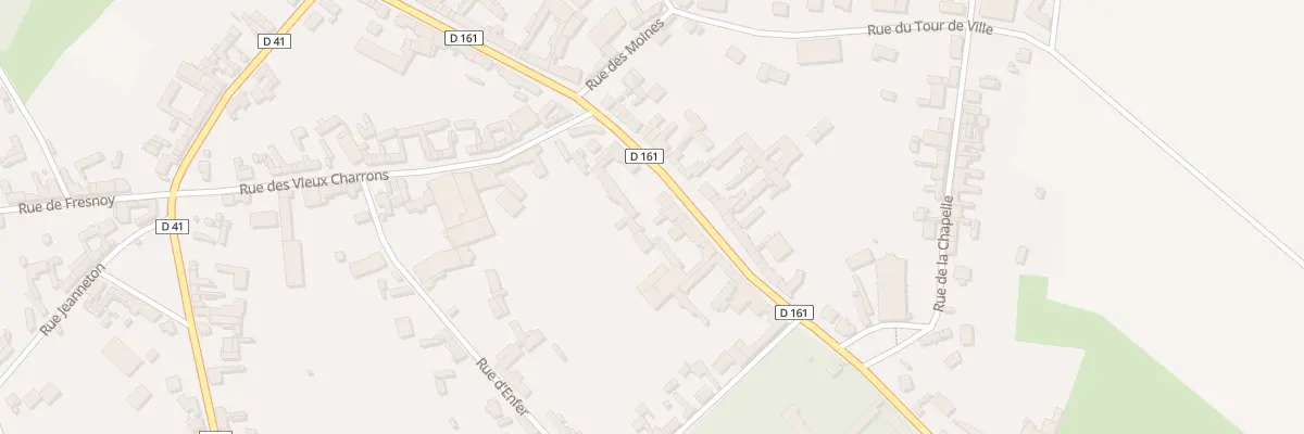Plan du 6 Rue Gaston Blanchard au Quesnel
