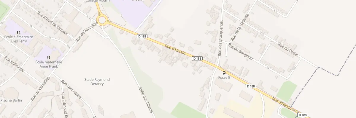 Plan du 45 Rue d’Hersin à Barlin