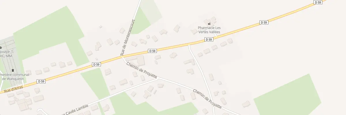 Plan du 62 Rue d’Arras à Wanquetin