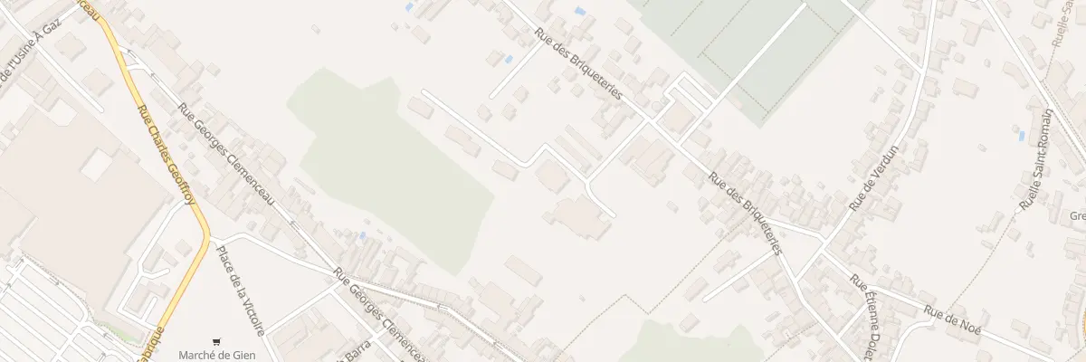 Plan du 19 Rue des Briqueteries à Gien