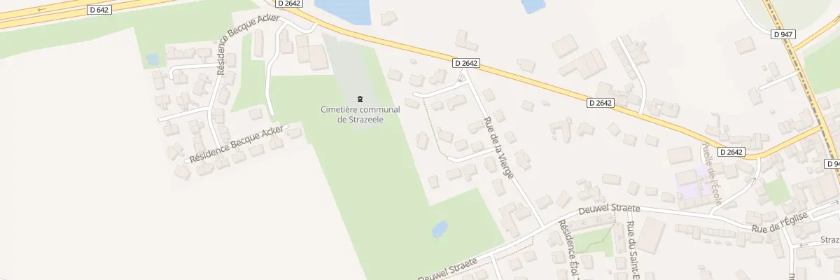 Plan du 5 Lot de la Vierge à Strazeele