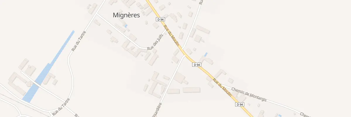 Plan du 20 Rue du Moulin à Mignères