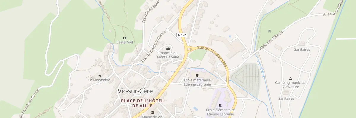 Plan du 4 Rue Saint Rémy à Vic-sur-Cère