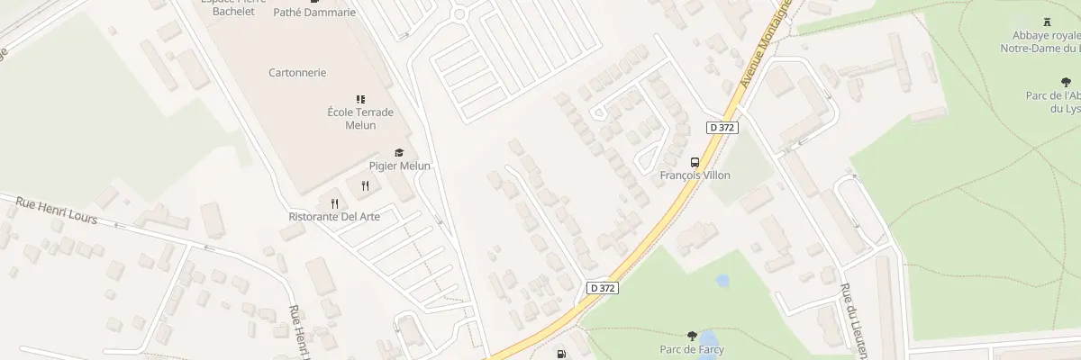 Plan du 33 All de Farcy à Dammarie-les-Lys