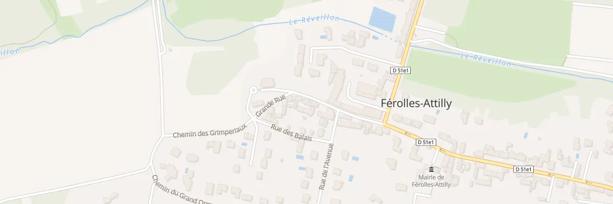 Plan du 17 Grande Rue à Férolles-Attilly