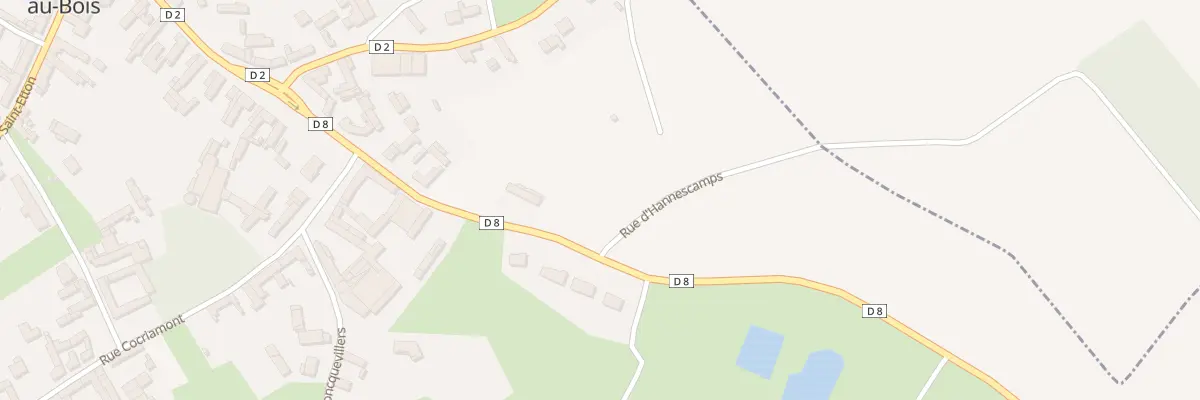 Plan du 33 Rue de Verdun à Bienvillers-au-Bois