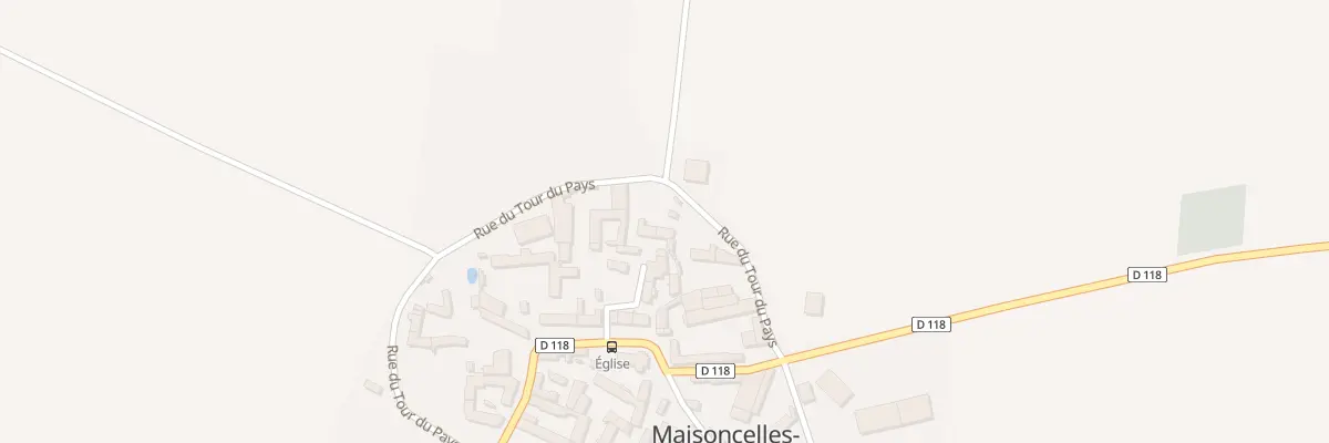 Plan du 19 Grande Cour à Maisoncelles-en-Gâtinais