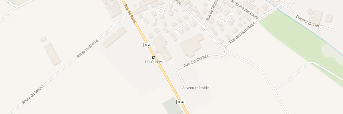 Plan de la Rue des Ouches à Moussy-le-Vieux