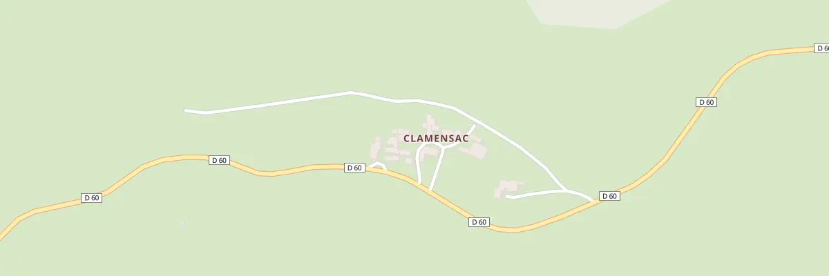 Plan du 5158 Clamensac à Coupiac