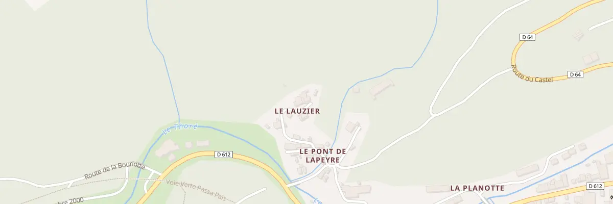 Plan du 5 Rue du Lauzier à Labastide-Rouairoux