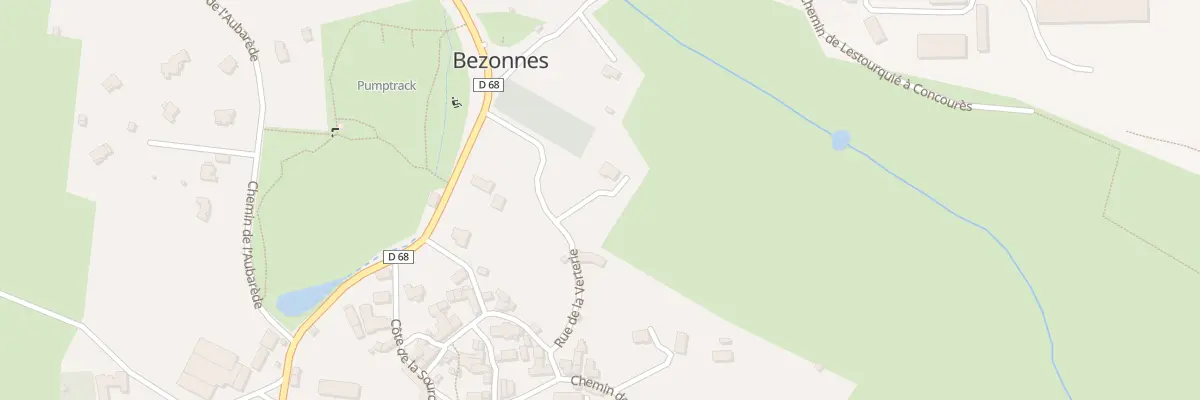 Plan du 5419 Bezonnes à Rodelle