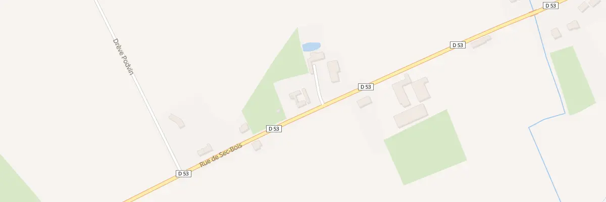 Plan du 636 Rue de Sec-bois à Vieux-Berquin