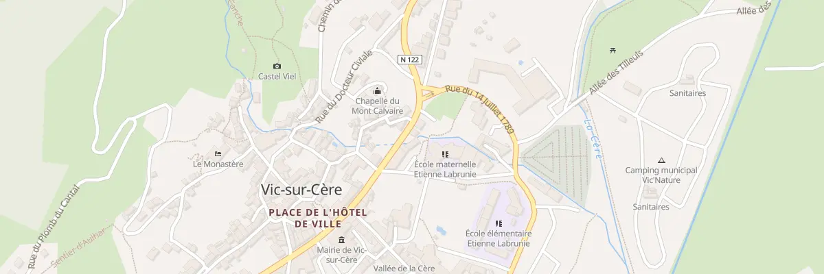 Plan du 11 Av du Doc Jean Lambert à Vic-sur-Cère