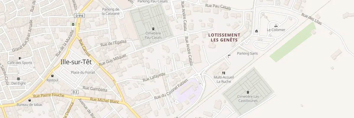 Plan du 15T Rue Lafayette à Ille-sur-Têt