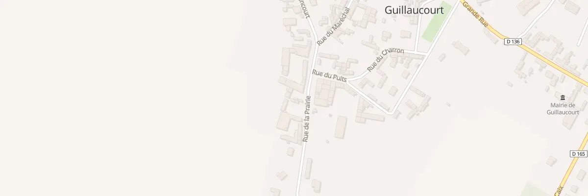Plan du 6 Rue de la Prairie à Guillaucourt