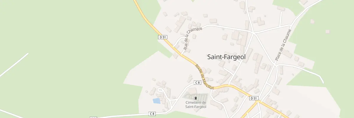 Plan du 7 Rte de Marcillat à Saint-Fargeol