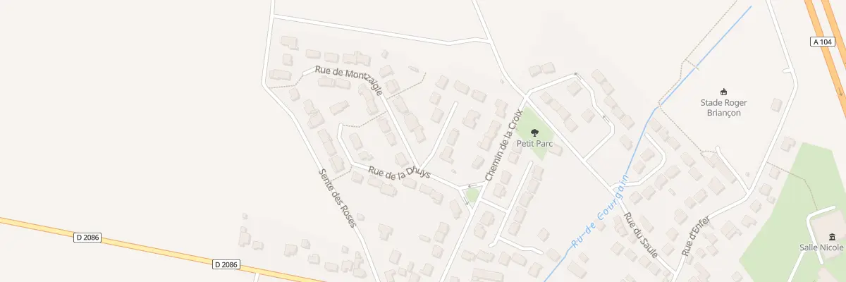 Plan du 2 Rue de Montzaigle au Pin
