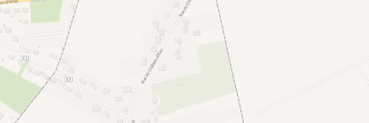 Plan du 8 Rue du Chateau d’Eau à Montenescourt
