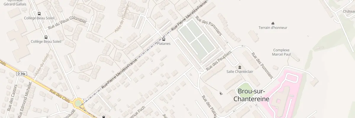 Plan du 7 Rue des Pommiers à Brou-sur-Chantereine