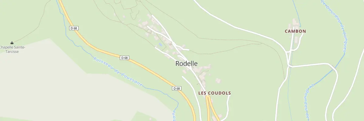Plan du 5030 Rodelle à Rodelle