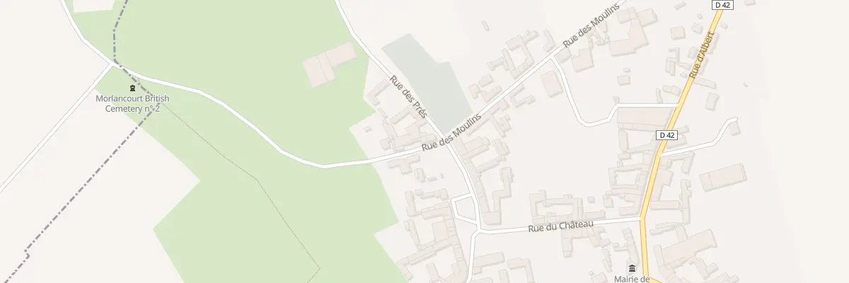 Plan du 1 Rue des Près à Morlancourt