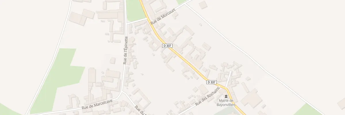 Plan du 7B Rue de la Place à Bayonvillers