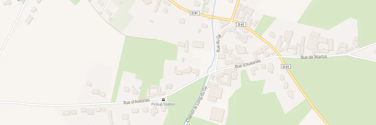 Plan du 12 Rue d’Avesnes à Montenescourt