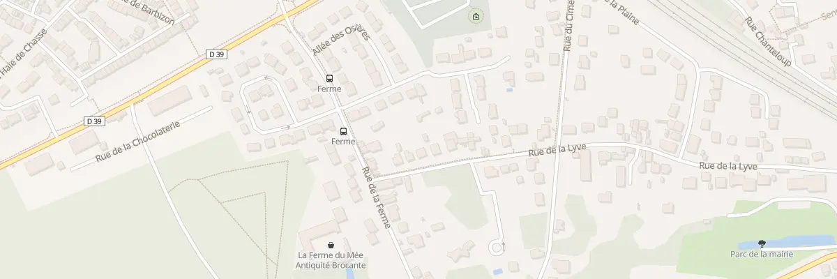 Plan du 550 Rue de la Lyve au Mée-sur-Seine